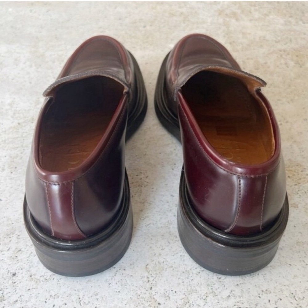 GUCCI Loafers Shoes Oxblood Size 40 EU - Picture 5 of 8